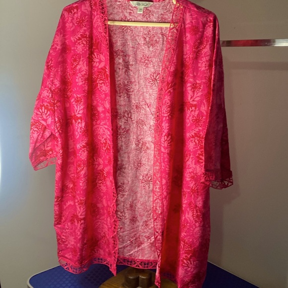 The Pioneer Woman Jackets & Blazers - Pioneer woman, pink kimono duster